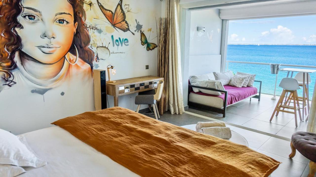 Official Page "Residence Bleu Marine" - Sea View Apartments & Studios - Saint-Martin French Side Гран-Каз Экстерьер фото