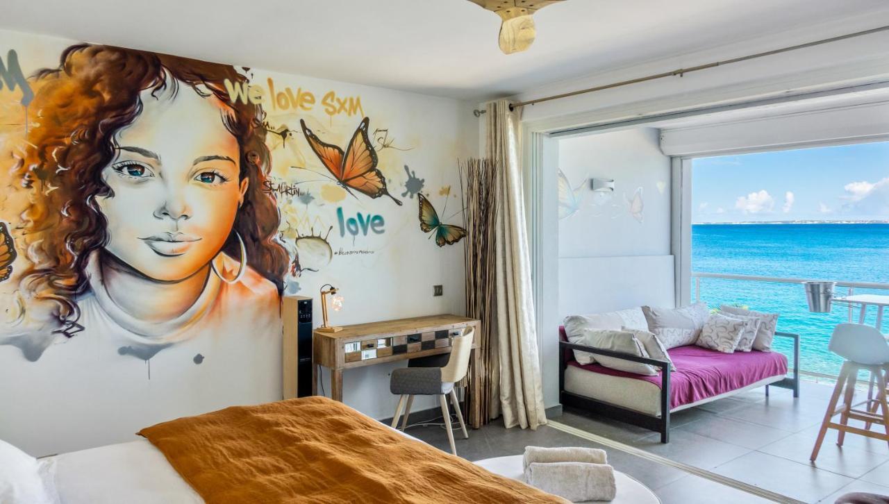 Official Page "Residence Bleu Marine" - Sea View Apartments & Studios - Saint-Martin French Side Гран-Каз Экстерьер фото